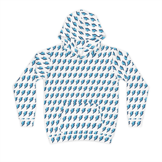 Kids' Lightning Bolt All-Over Print Hoodie